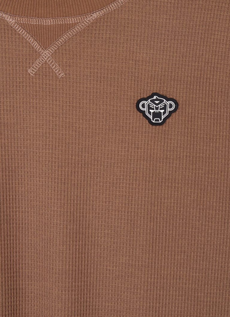 Schwarzer Bananenpullover mit Logo