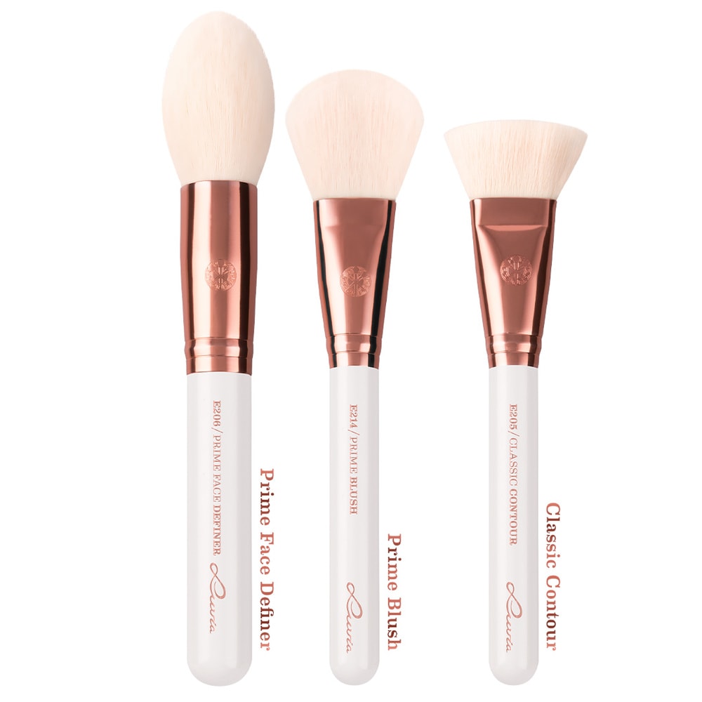 luvia Expansion Set - Feather White Kit de Pinceaux à Maquillage