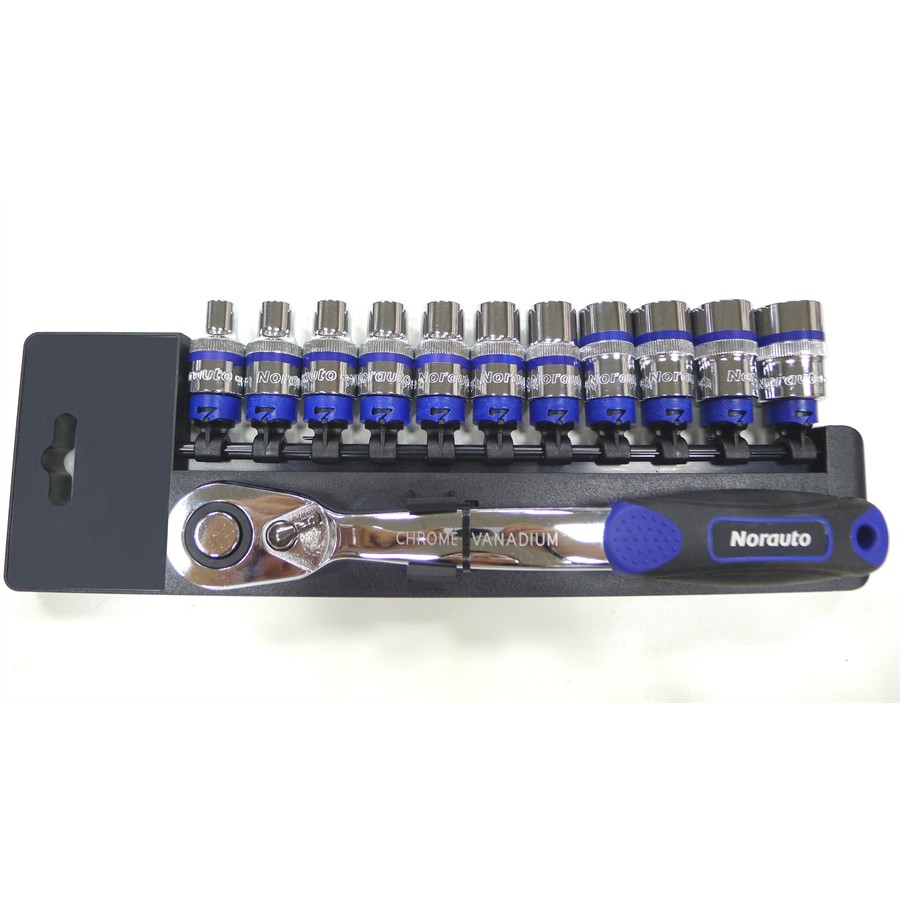 Stecknuss-Kasten für 1/2" Zoll Ratsche, von Norauto, 11-tlg - ATU