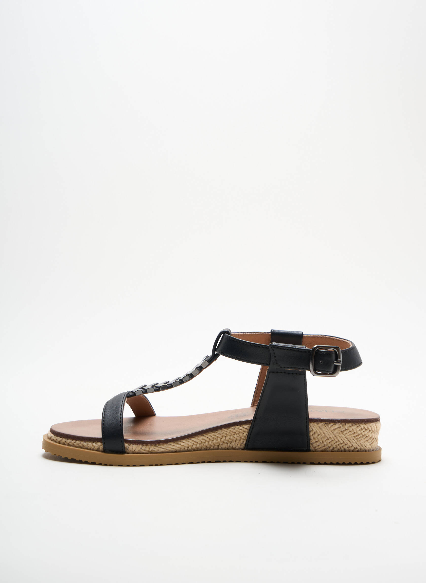 Chattawak Sandales Nu Pieds Femme couleur noir
