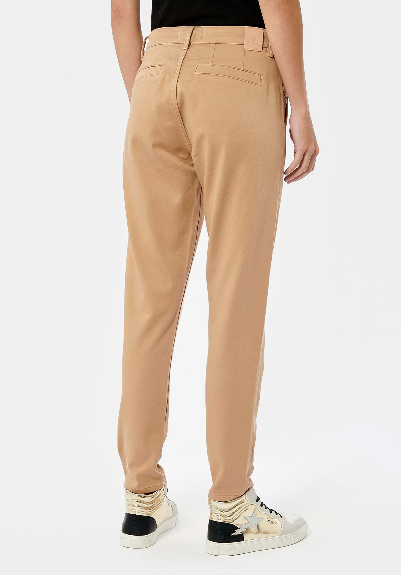 VIWIX  Jean boyslim beige femme