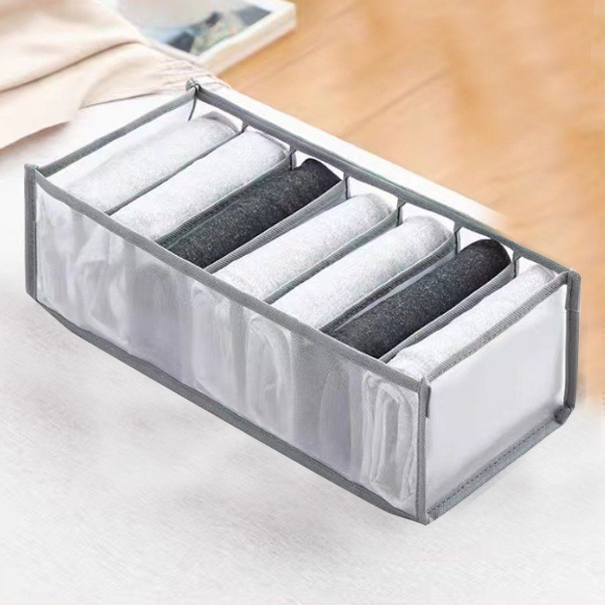 FeelGlad Stoffschrank Schrank Organizer Kleiderschrank Großer für Unterwäsche und Socken