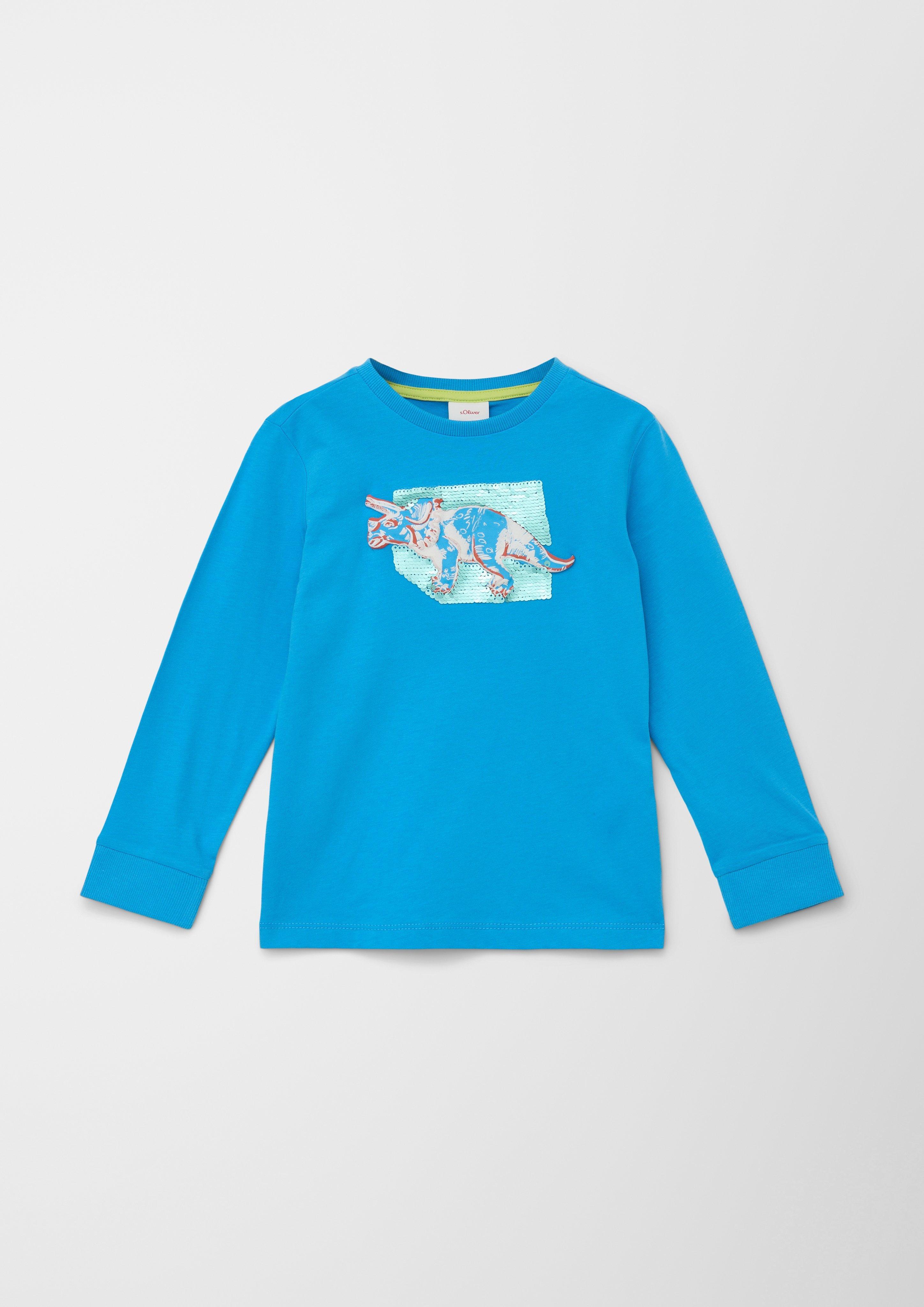 Longsleeve mit Wendepailletten  2127544-6431