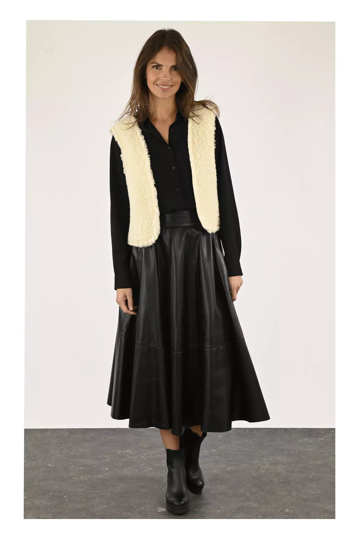 La Canadienne Autres Gilets Femme couleur beige