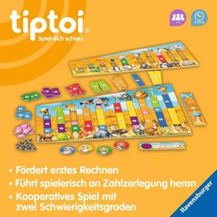 tiptoi® Der verrückte Rechen-Zoo - Lernspiel ab 4 Jahren