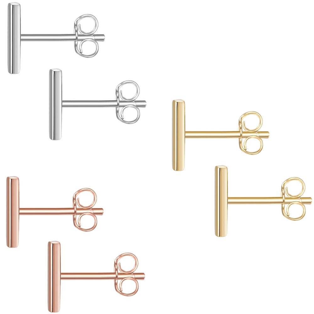 Glanzstücke München Puces d'oreilles en argent Argent sterling en Argent/or jaune/or rose Bijoux