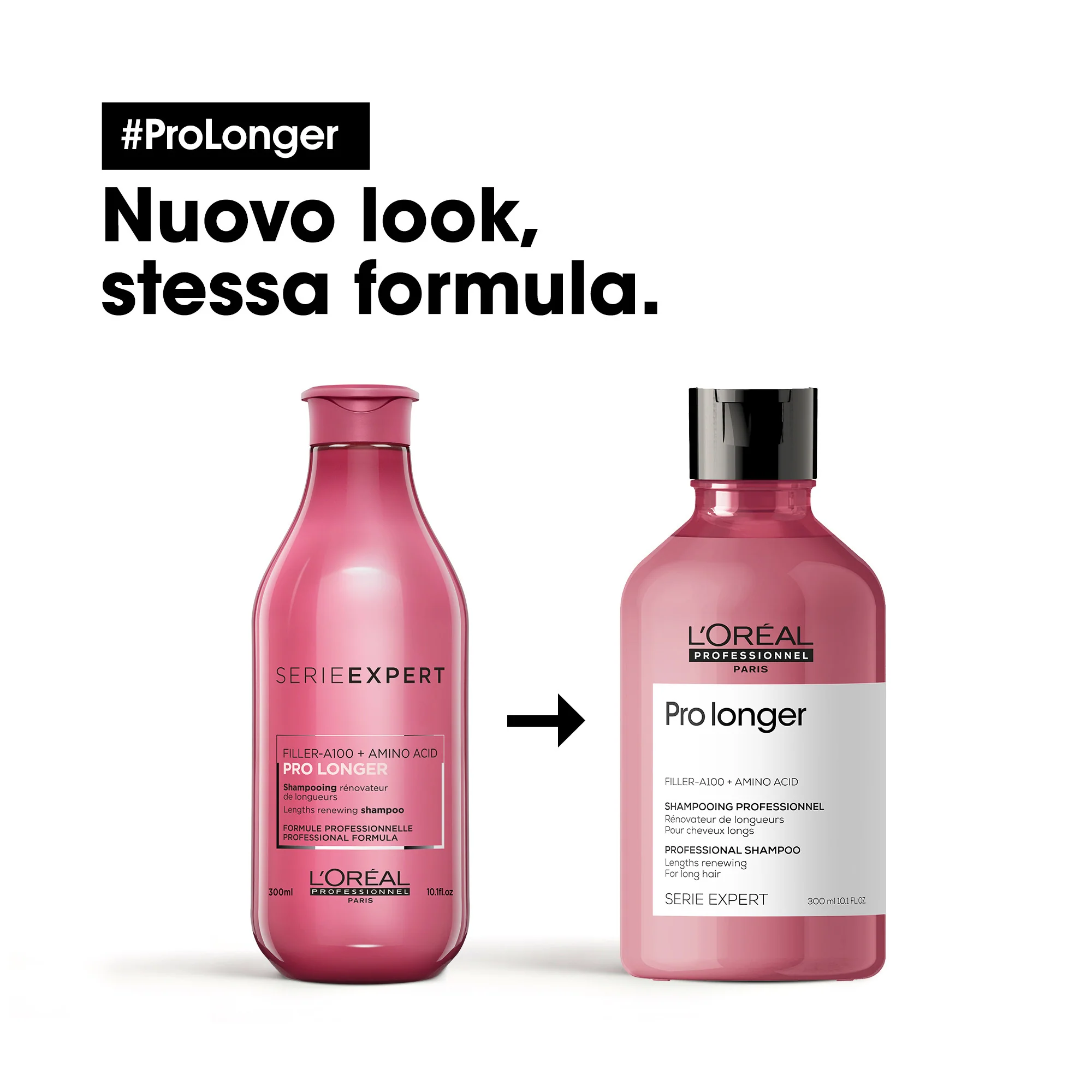 Serie Expertos Nuevo Champú Pro Longer - Champú Reconstructivo