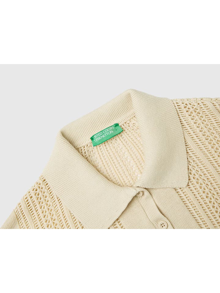 Benetton Pullover in Beige günstig kaufen