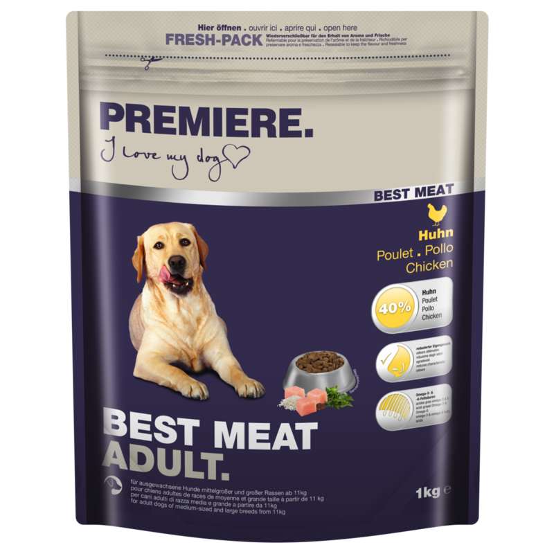 PREMIERE Hundetrockenfutter PREMIERE Best Meat Adult Huhn 1 kg
