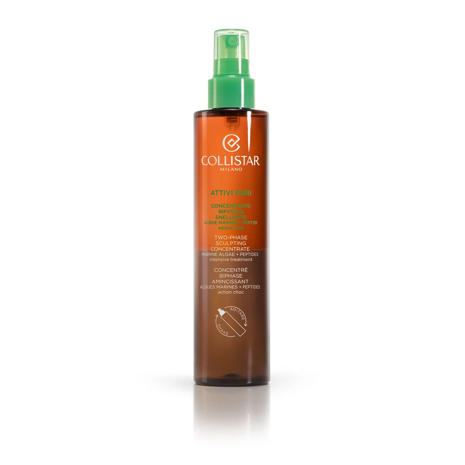 Pure Active Body Biphasic Slimming Concentrate met zeealgen + peptiden - Vormgevende lichaamsolie, anti-cellulitisconcentraat, verstevigende lichaamsolie