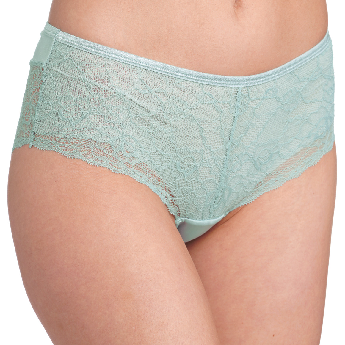 2 Damen Pantys mit Spitze