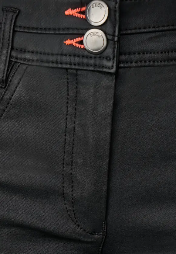 CECIL Slim Fit Hose mit Coating