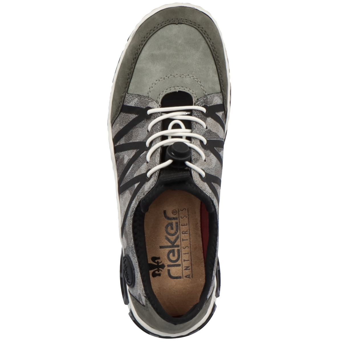 Rieker L0657 Slipper gruen