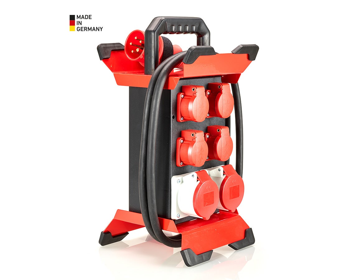 CEE-Stromverteiler midi außen 2 m, 6-fach