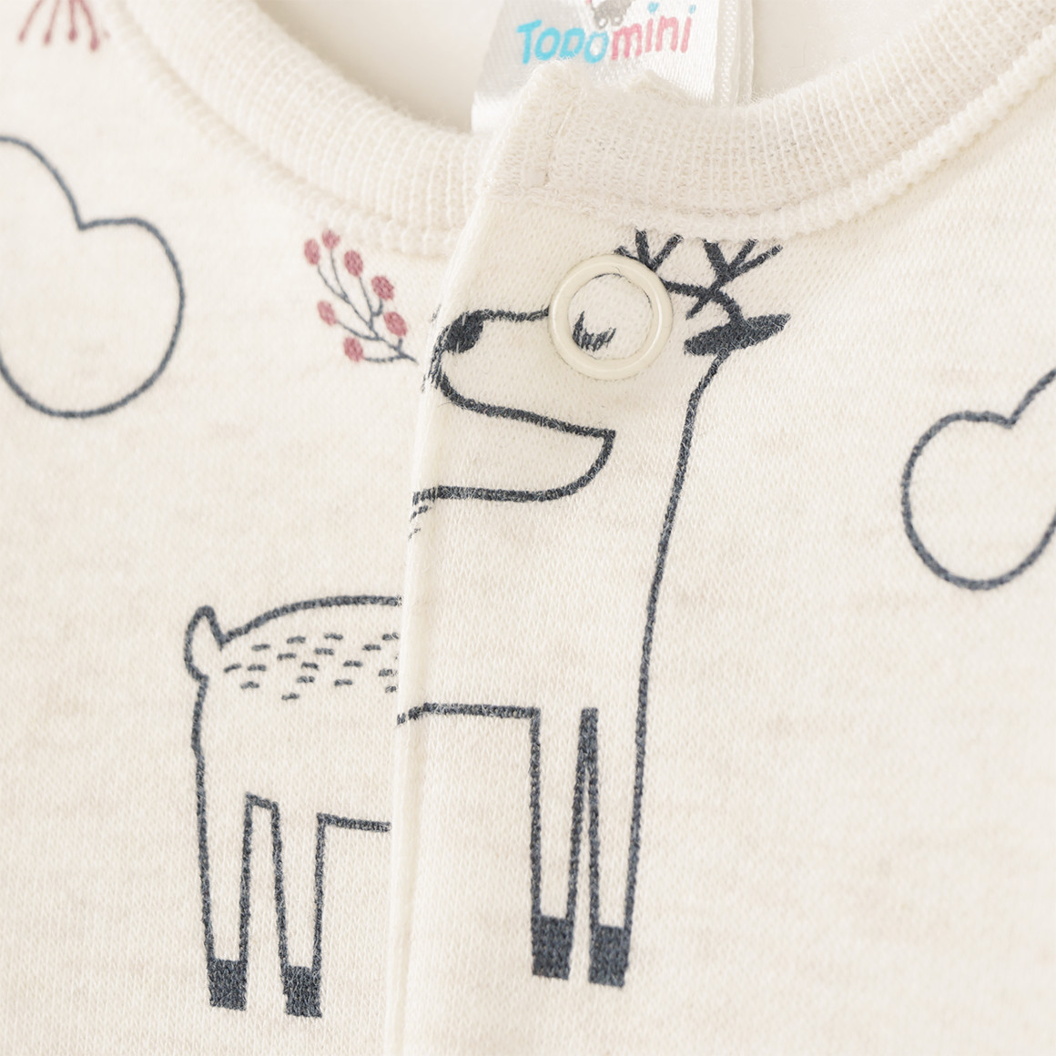 Newborn Overall mit Waldtier-Allover