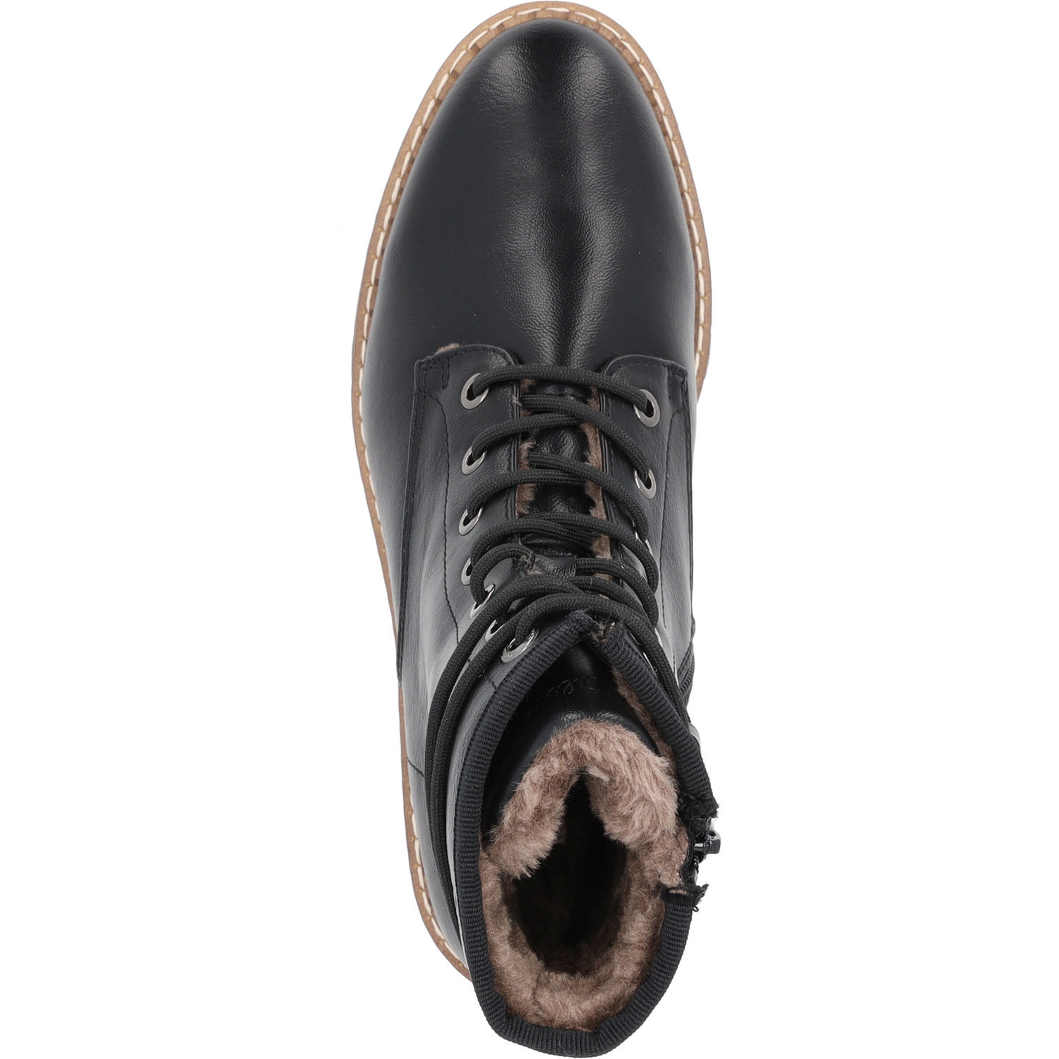 s. Oliver 26213, Schnürstiefel, Damen, Schwarz