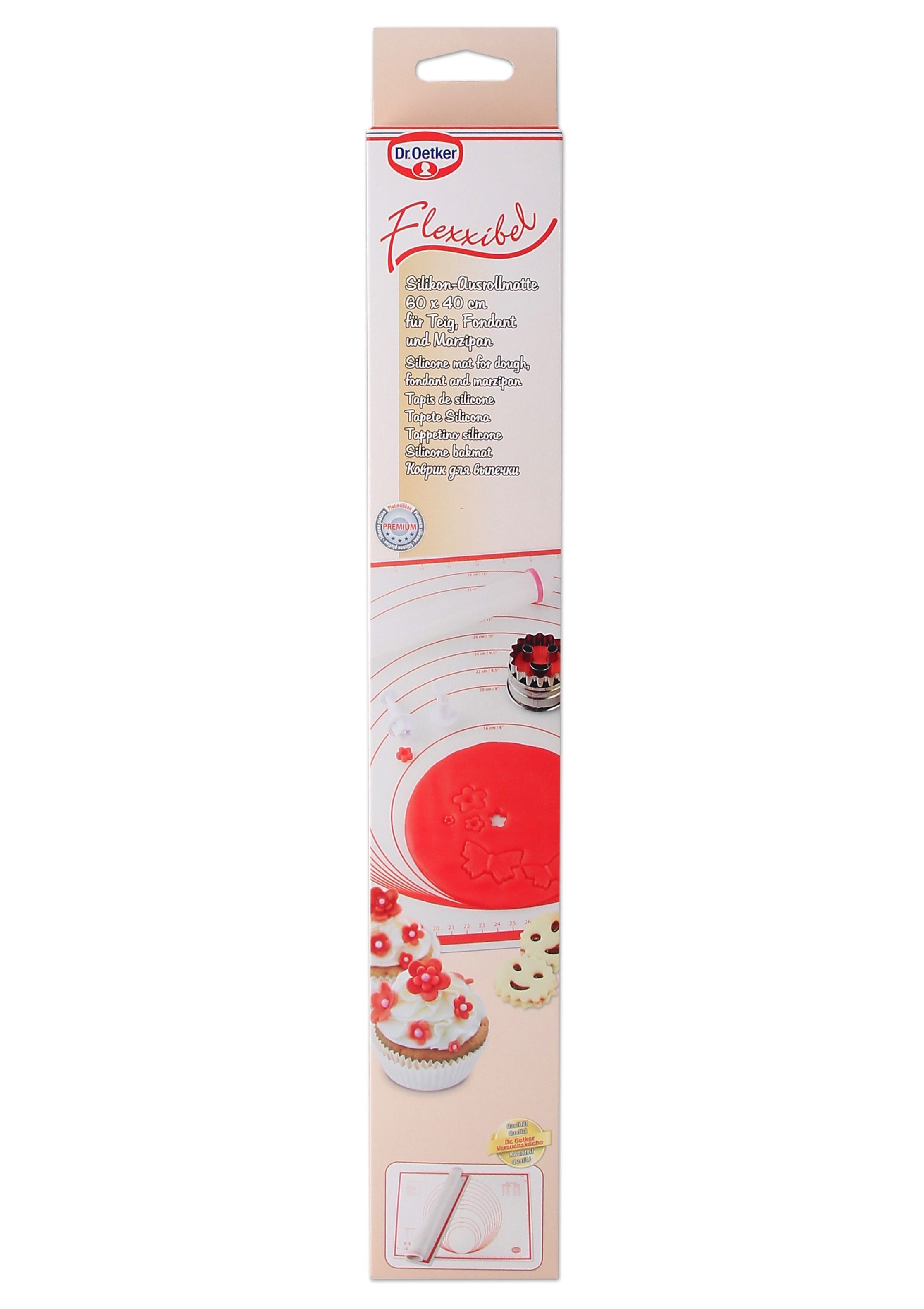 Dr. Oetker Ausrollmatte, Silikon (1-tlg), aus Silikon