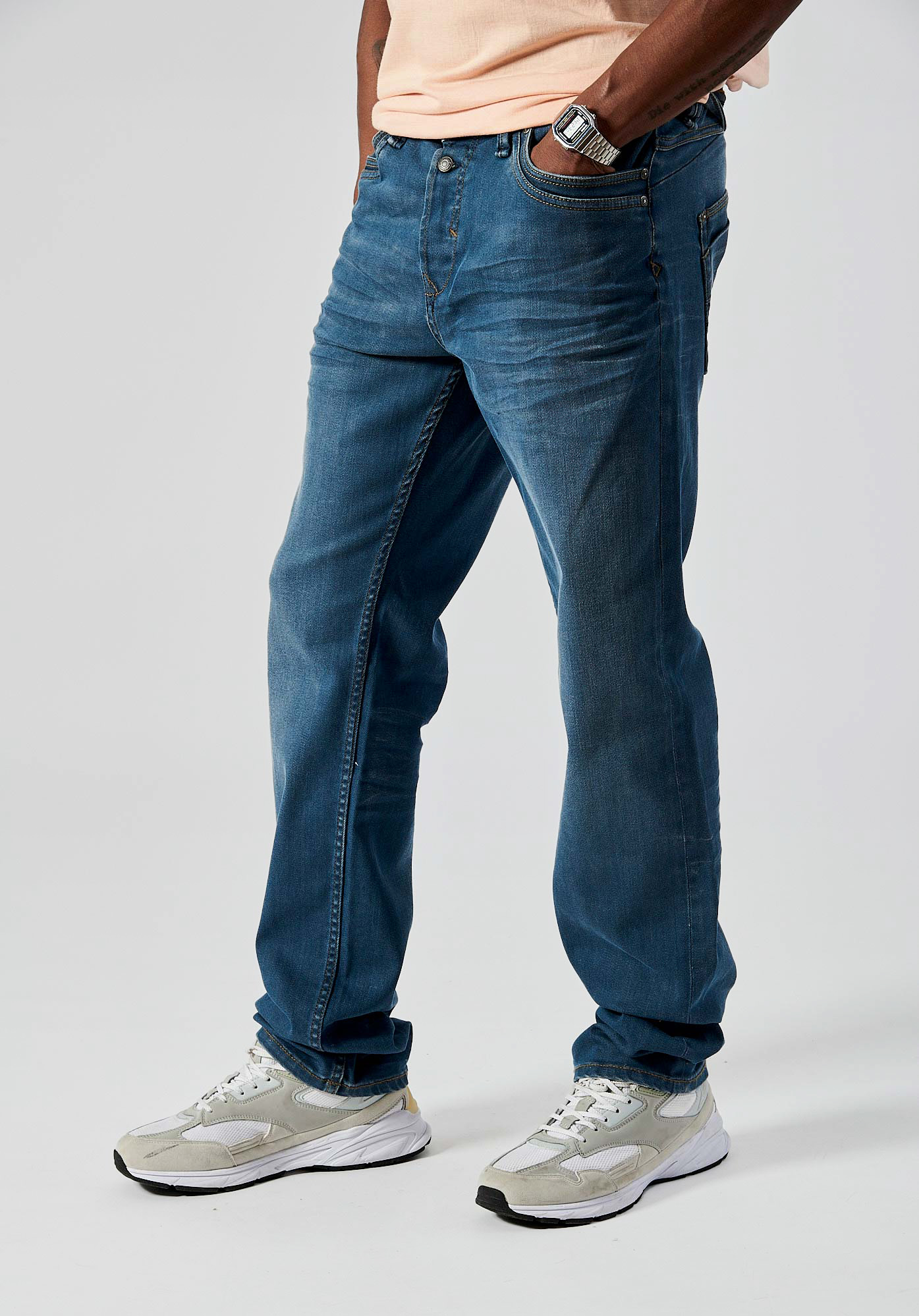 DRONE  Jean straight bleu homme