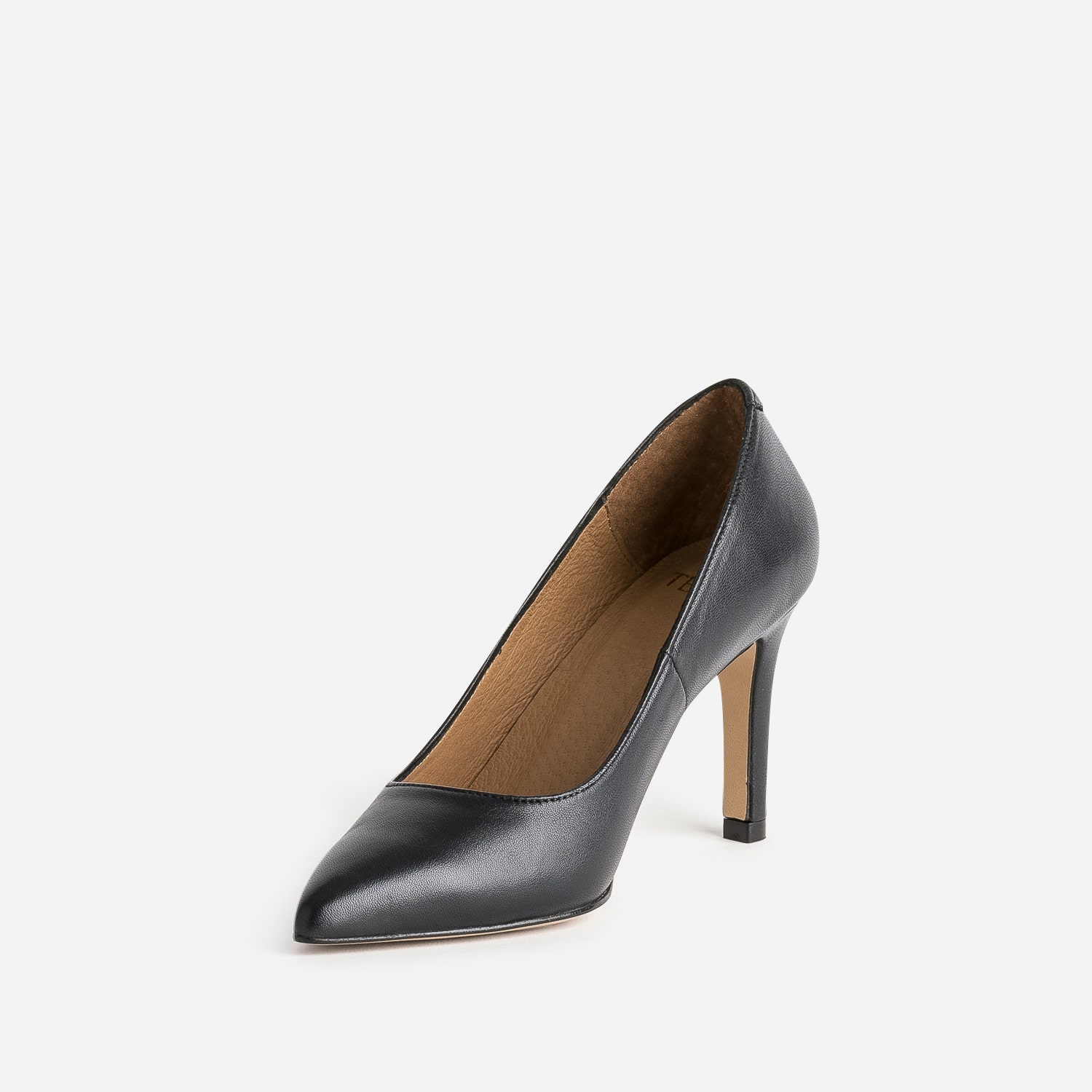 Escarpin TEXTO noir en cuir