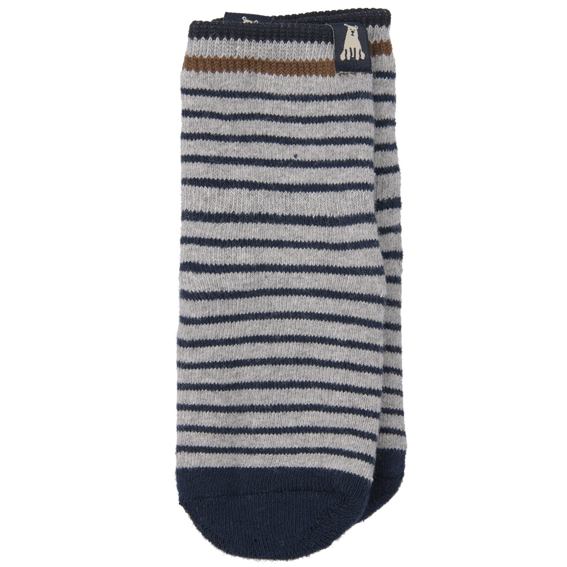 1 Paar Baby Stoppersocken im Ringel-Look