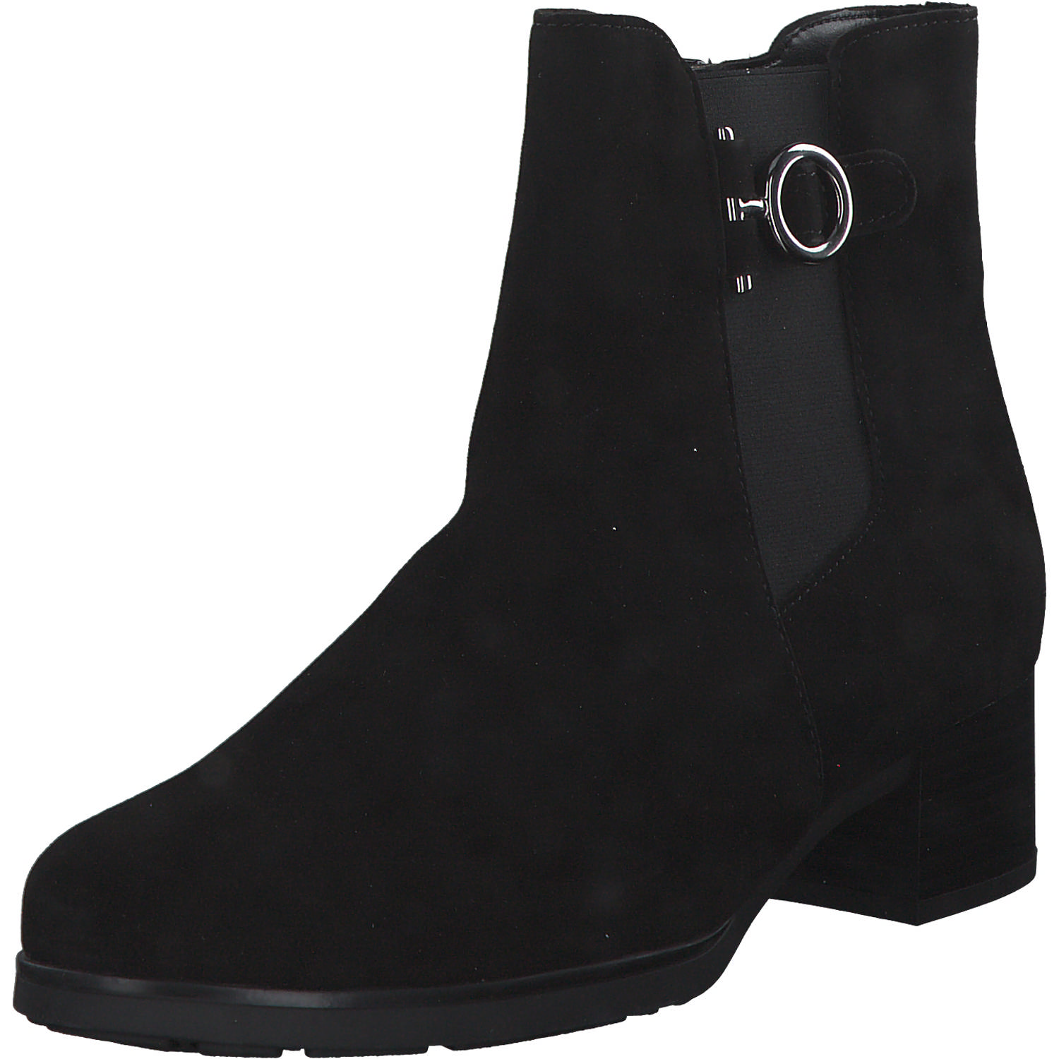 Gabor 35.501, Stiefeletten, Damen, Schwarz (altsilber)