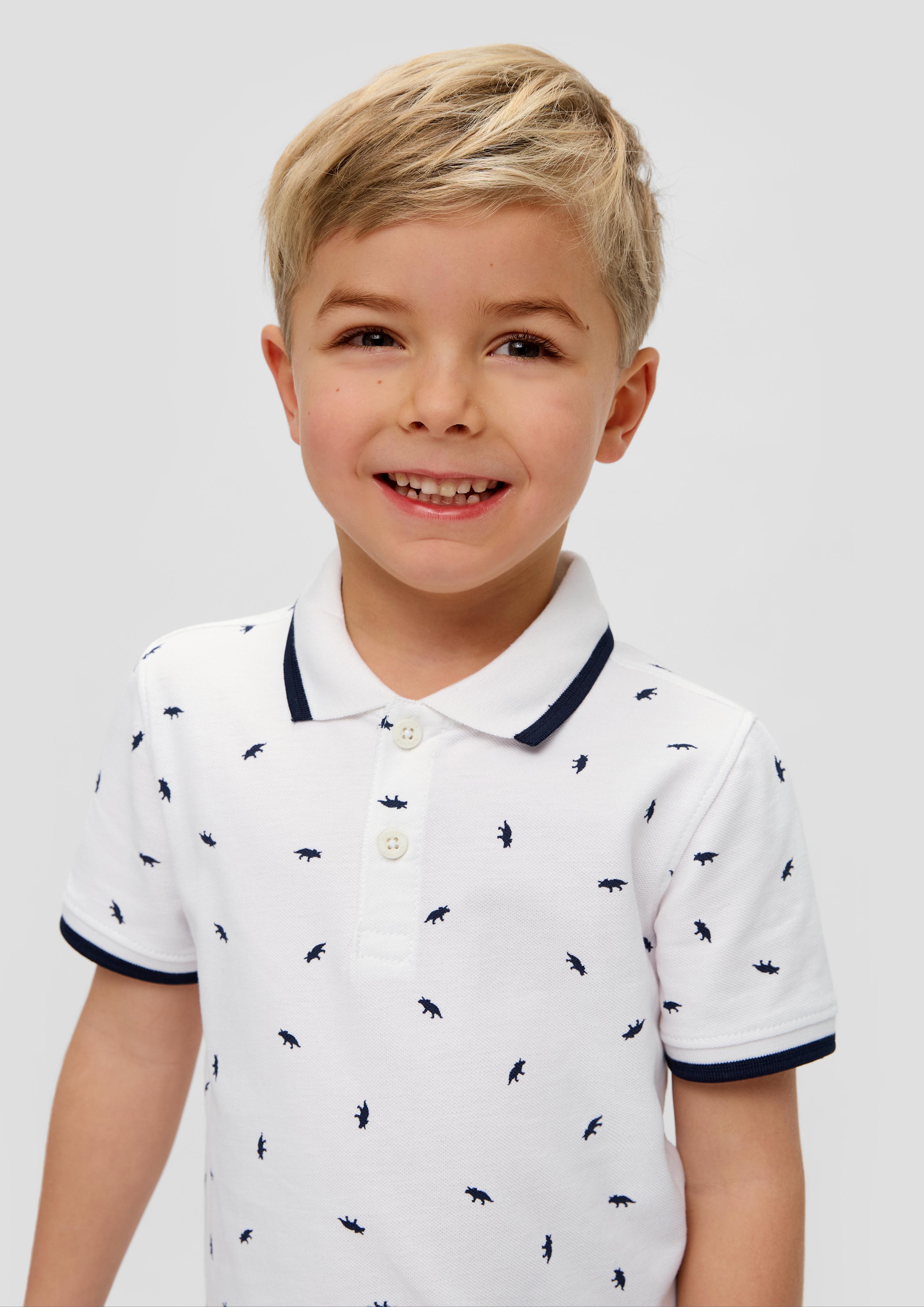Poloshirt mit Kontrastdetails  2140427-01B2