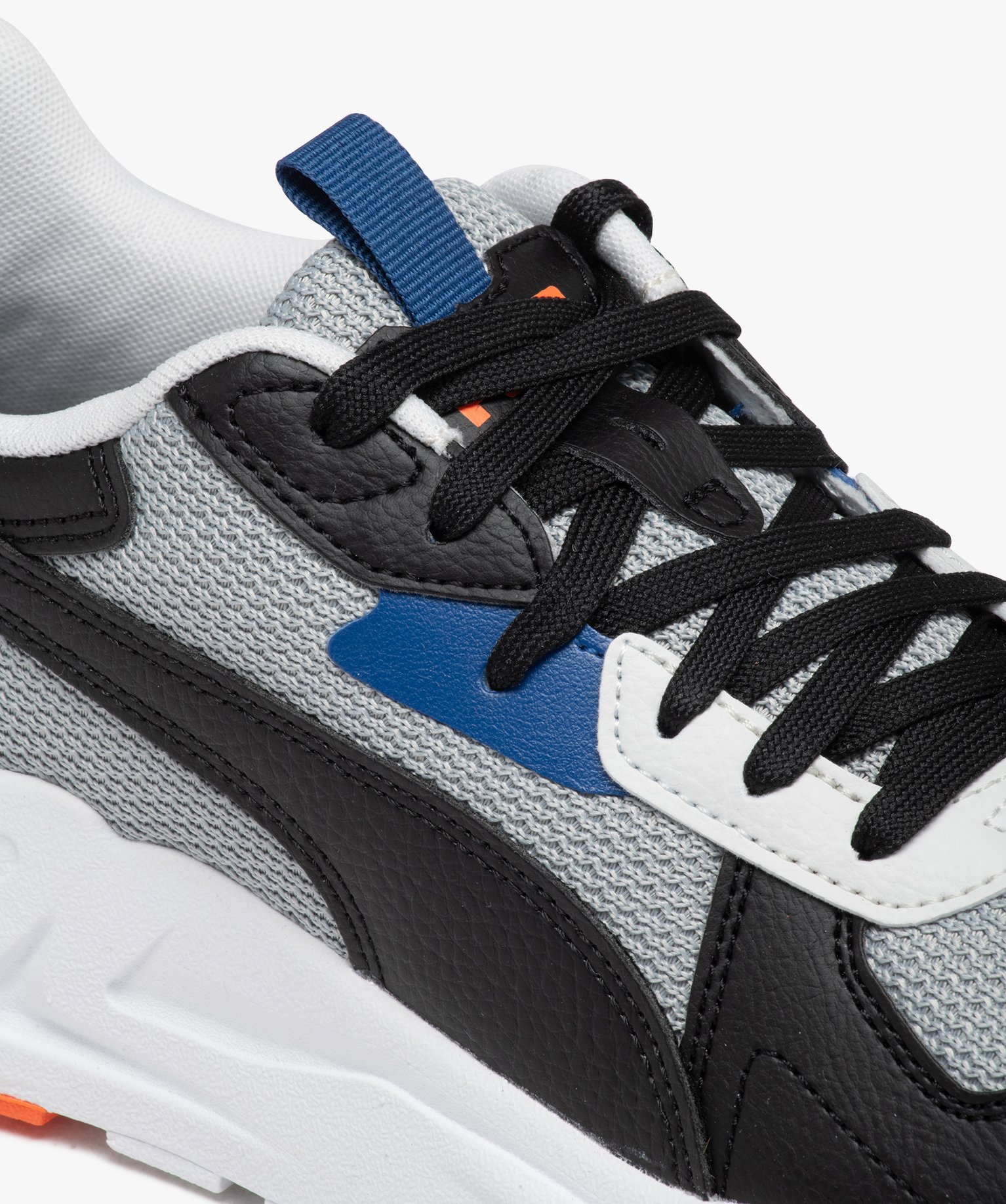 Baskets homme multicolores style running en mesh - Puma gris | GEMO