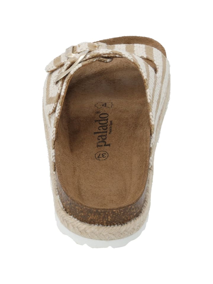 palado Pantoletten in Weiß Beige günstig kaufen