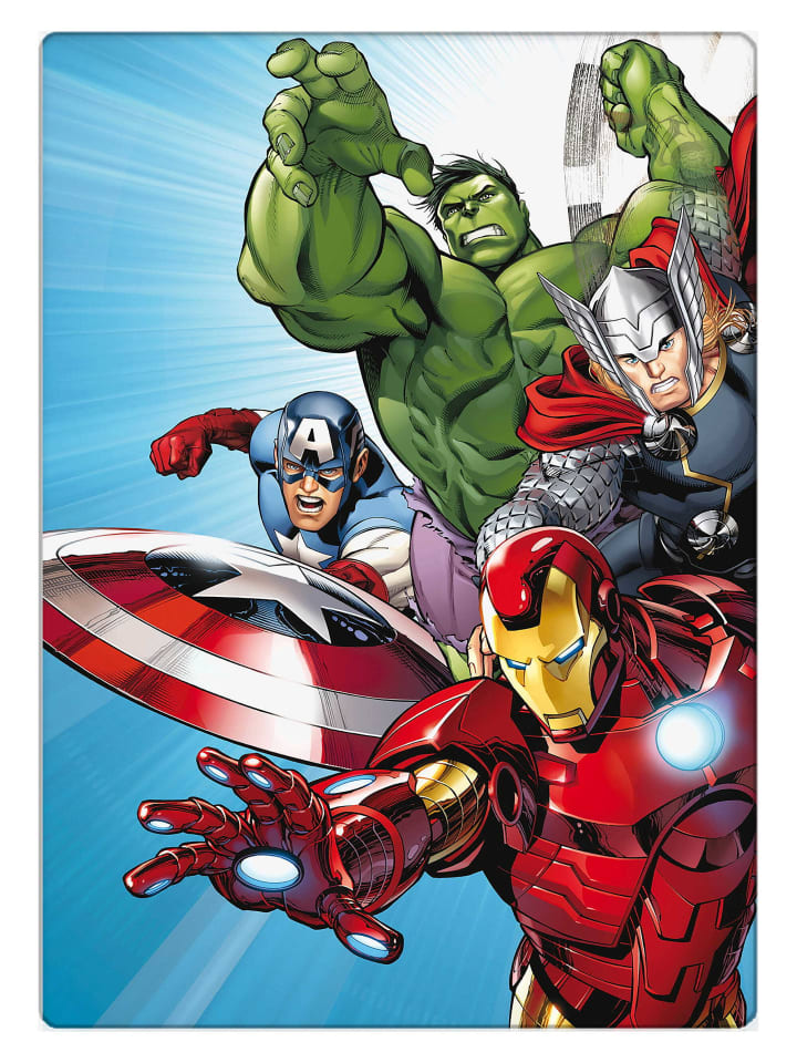 Marvel Decke Marvel in blau günstig kaufen onesize