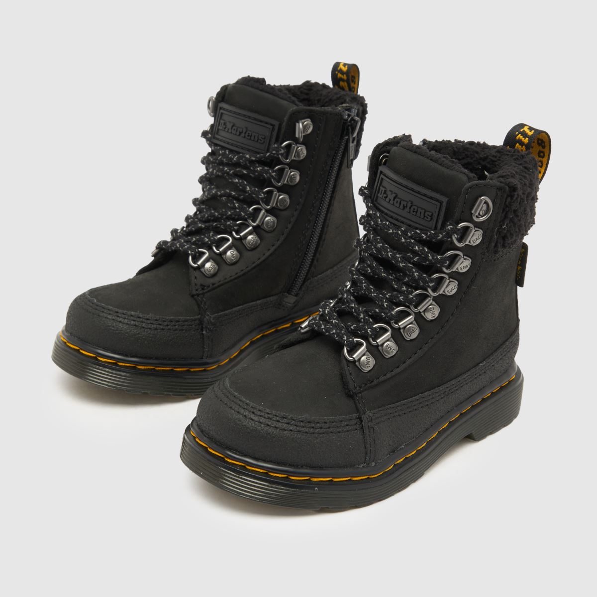 Dr. Martens fekete 1460 galléros kisgyermek csizma