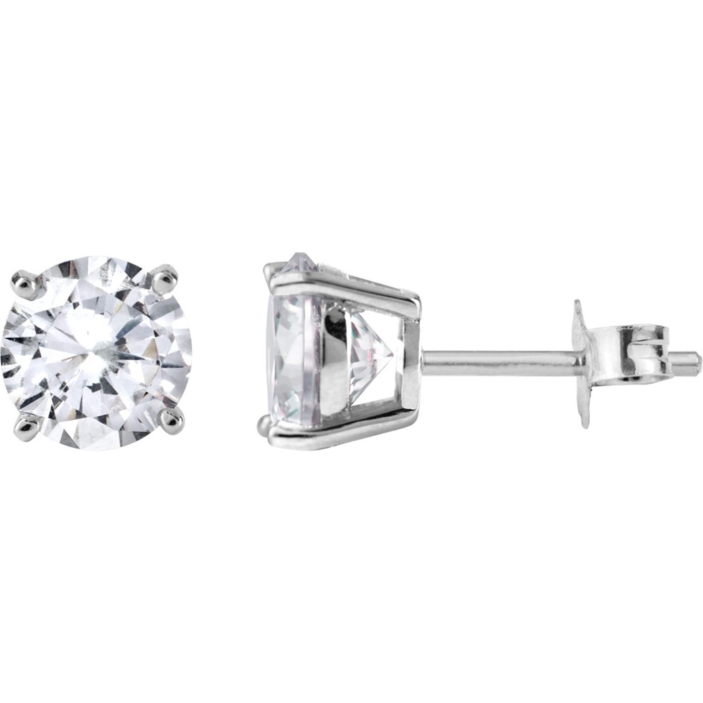Jacques Lemans Boucles d'oreilles à fermoir à poussette 925 Argent Boucles d'oreilles