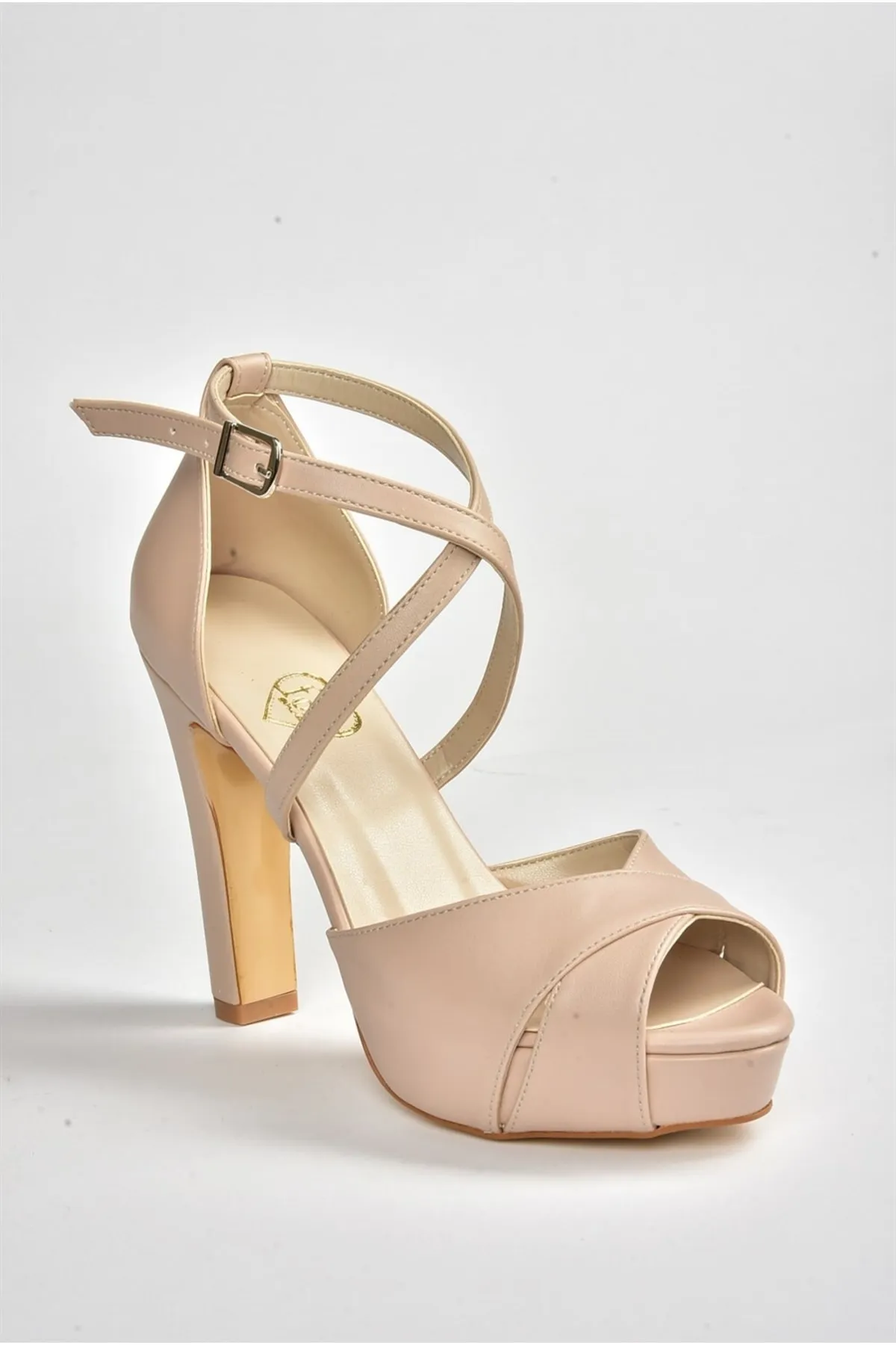 Fox Shoes  Zehn Plateau-Damen-Abendschuhe mit dicken Absätzen M348010209
