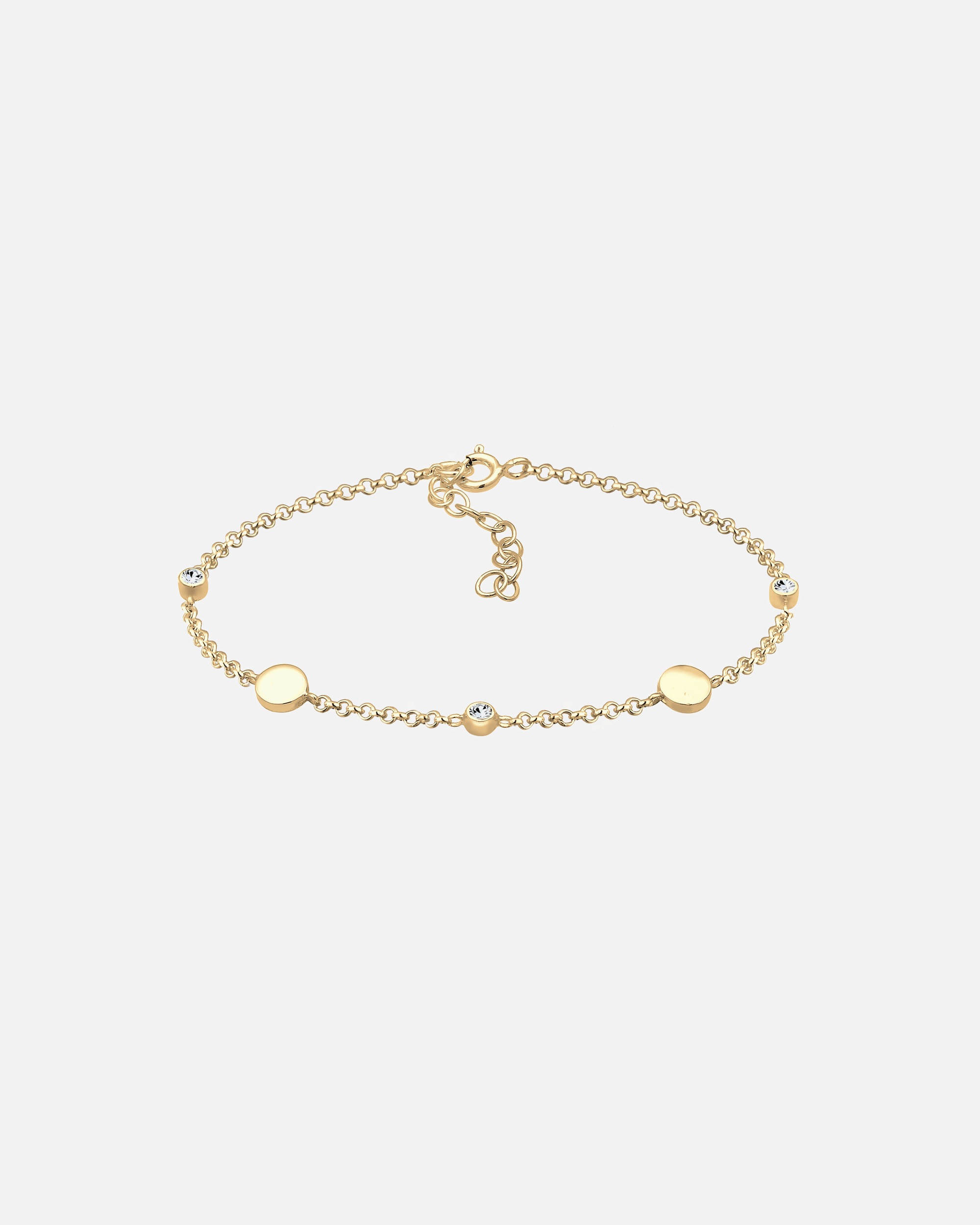 Elli Femmes avec plaquettes et cristaux en argent sterling 925