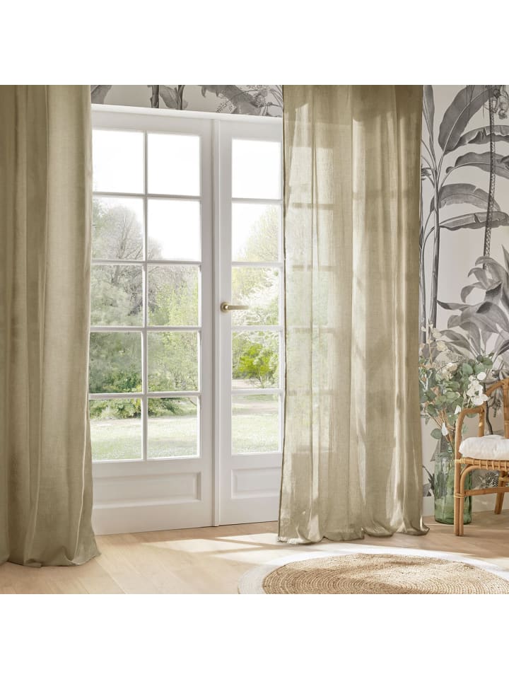 Atmosphera Créateur d'intérieur Gardine in beige günstig kaufen onesize