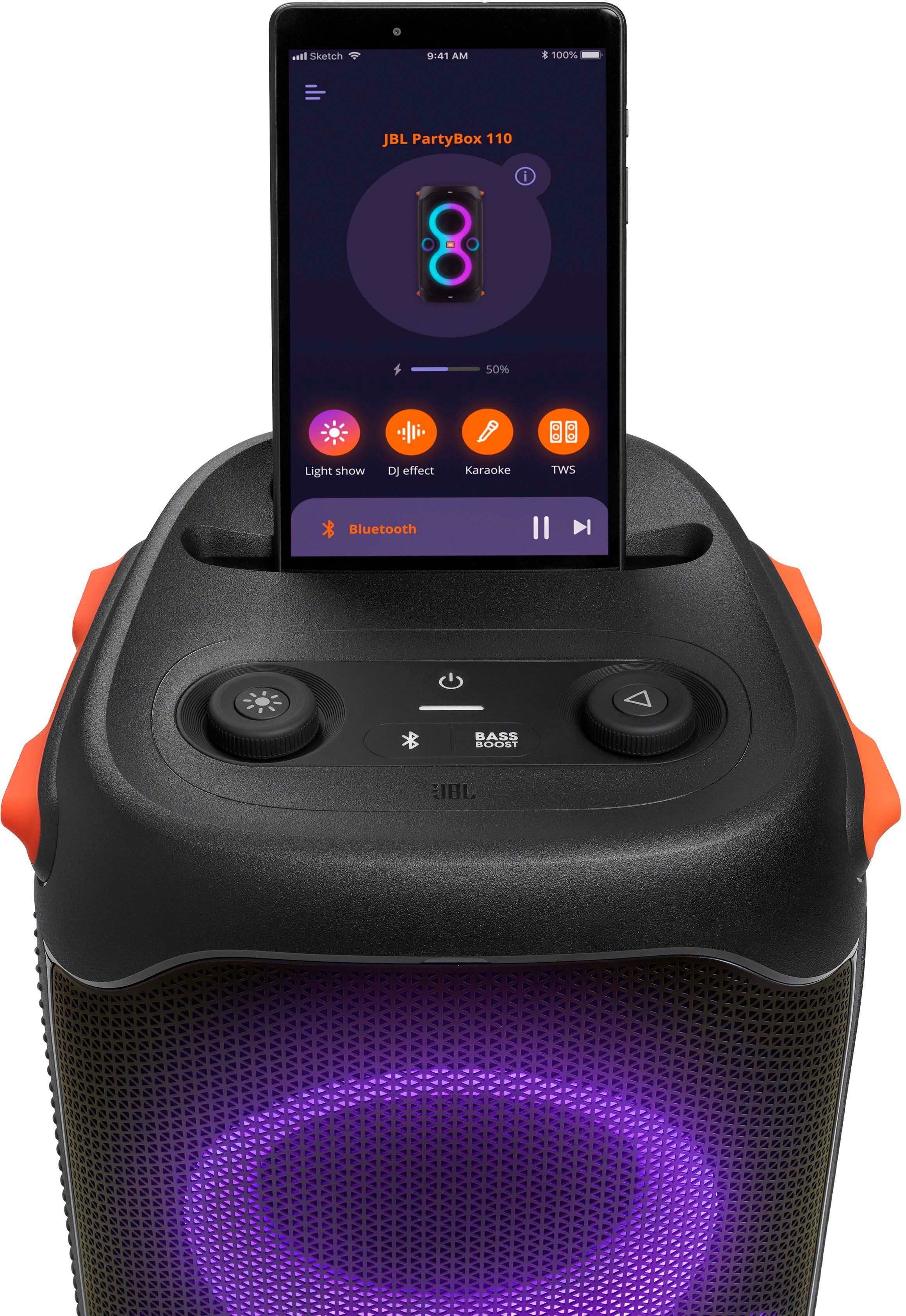 JBL Partybox 110 Portable-Lautsprecher (160 W)