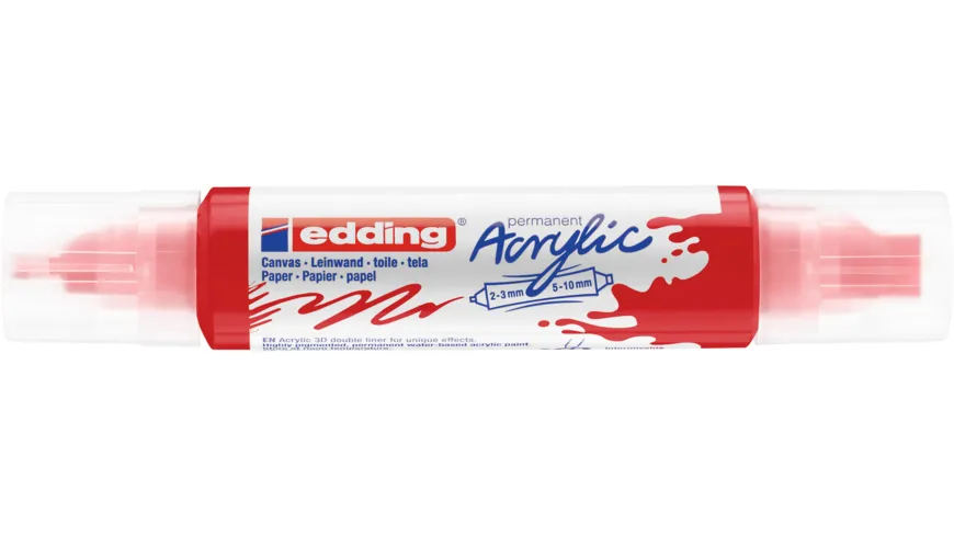 edding Double Liner 3D  verkehrsrot 42 ml verkehrsrot