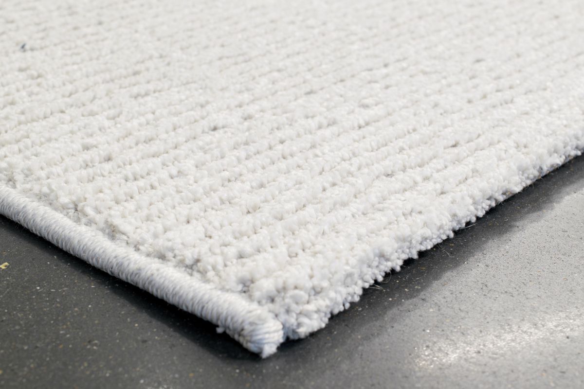 Webteppich Tresor Weiß-Grau-Grau 80 x 150 cm