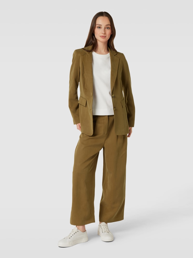Blazer mit Pattentaschen in khaki
