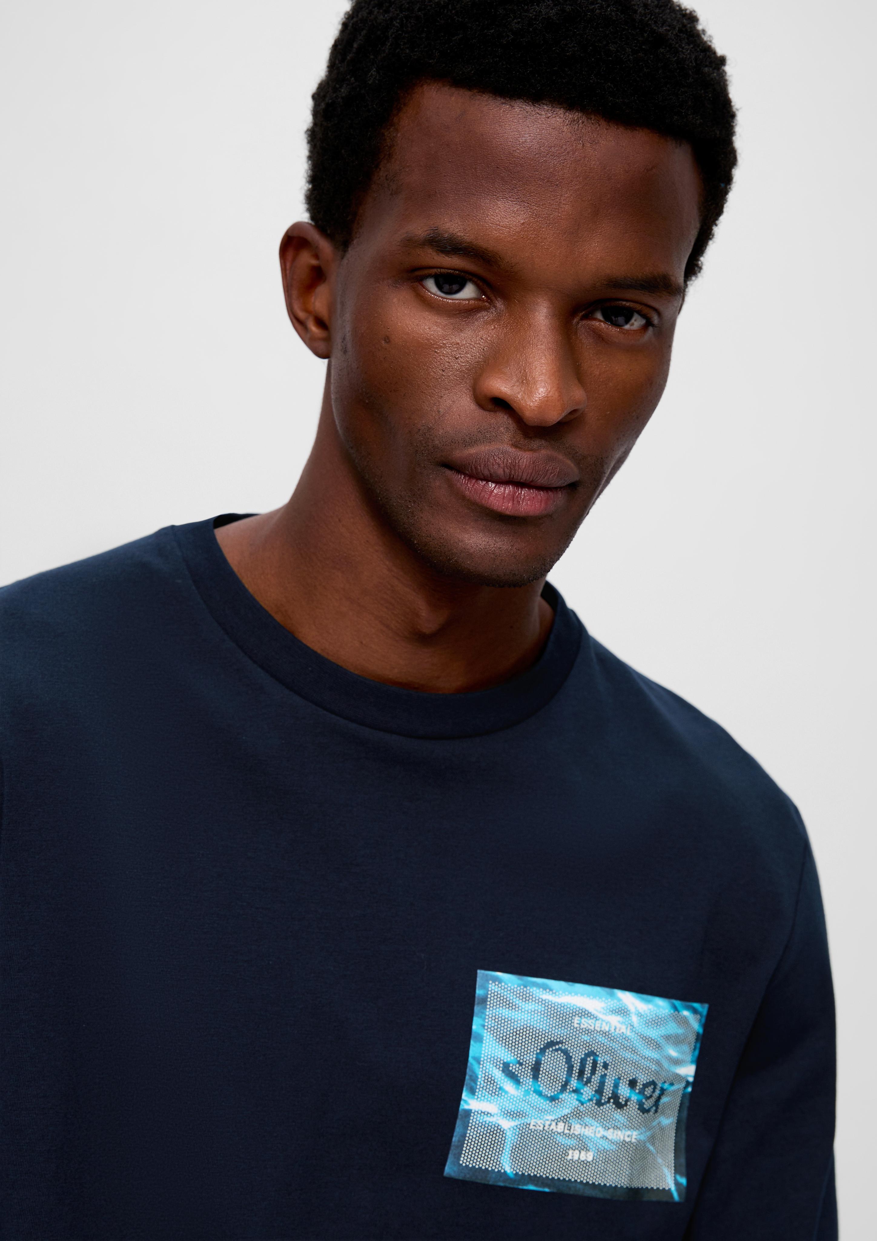 Longsleeve aus Baumwollstretch  2135693-59D1