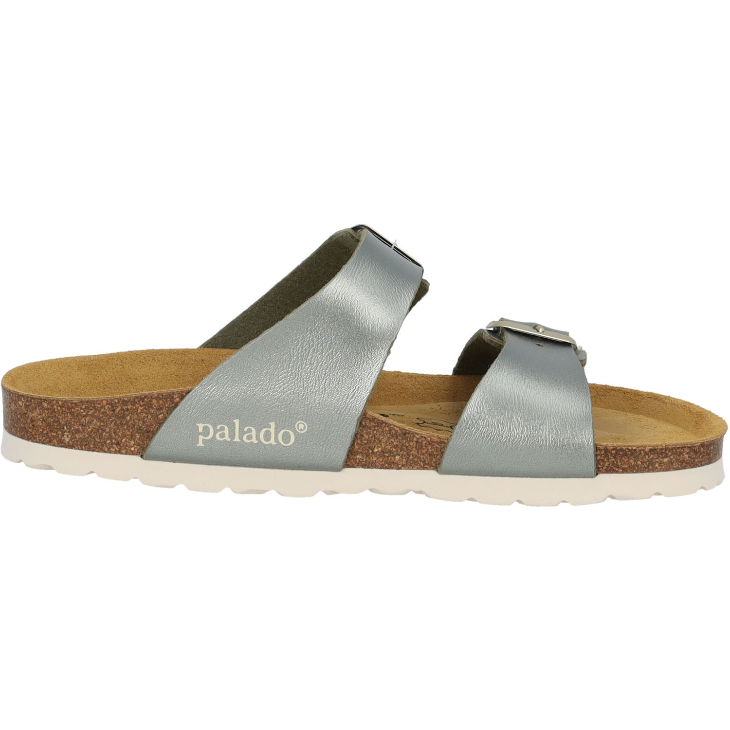 Palado Samos PF, Pantoletten, Damen, Olive Metallic