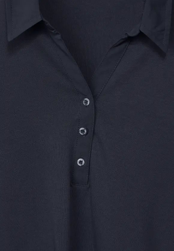CECIL Shirt mit Polokragen