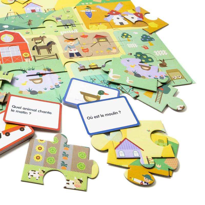 Puzzle découverte de la ferme 30 pièces Oxybul