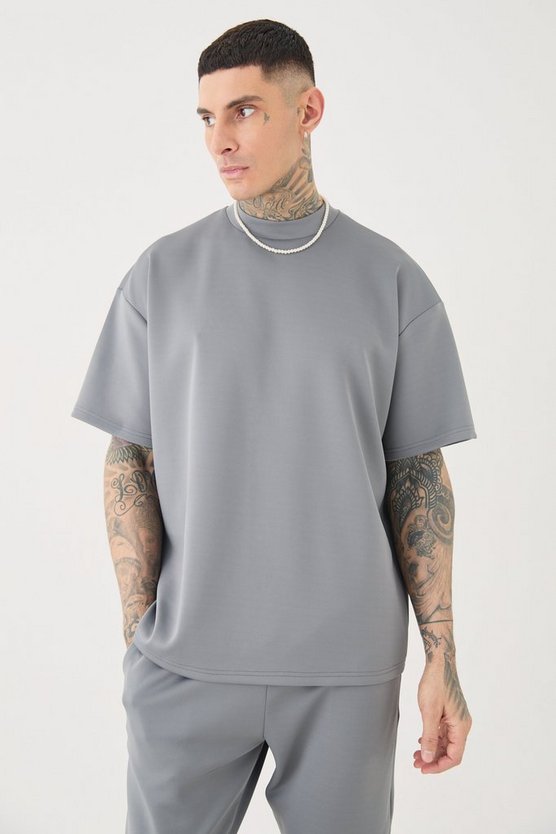 Tall Oversize Scuba T-Shirt & Jogginghose