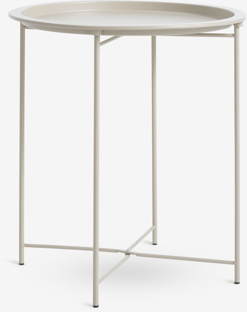 RANDERUP Corner table RANDERUP Ø47 light sand