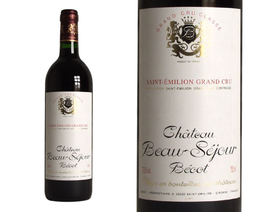 Château Beausejour Becot Rouge 1997, Premier Grand Cru Classé Bordeaux Saint-Emilion Grand Cru