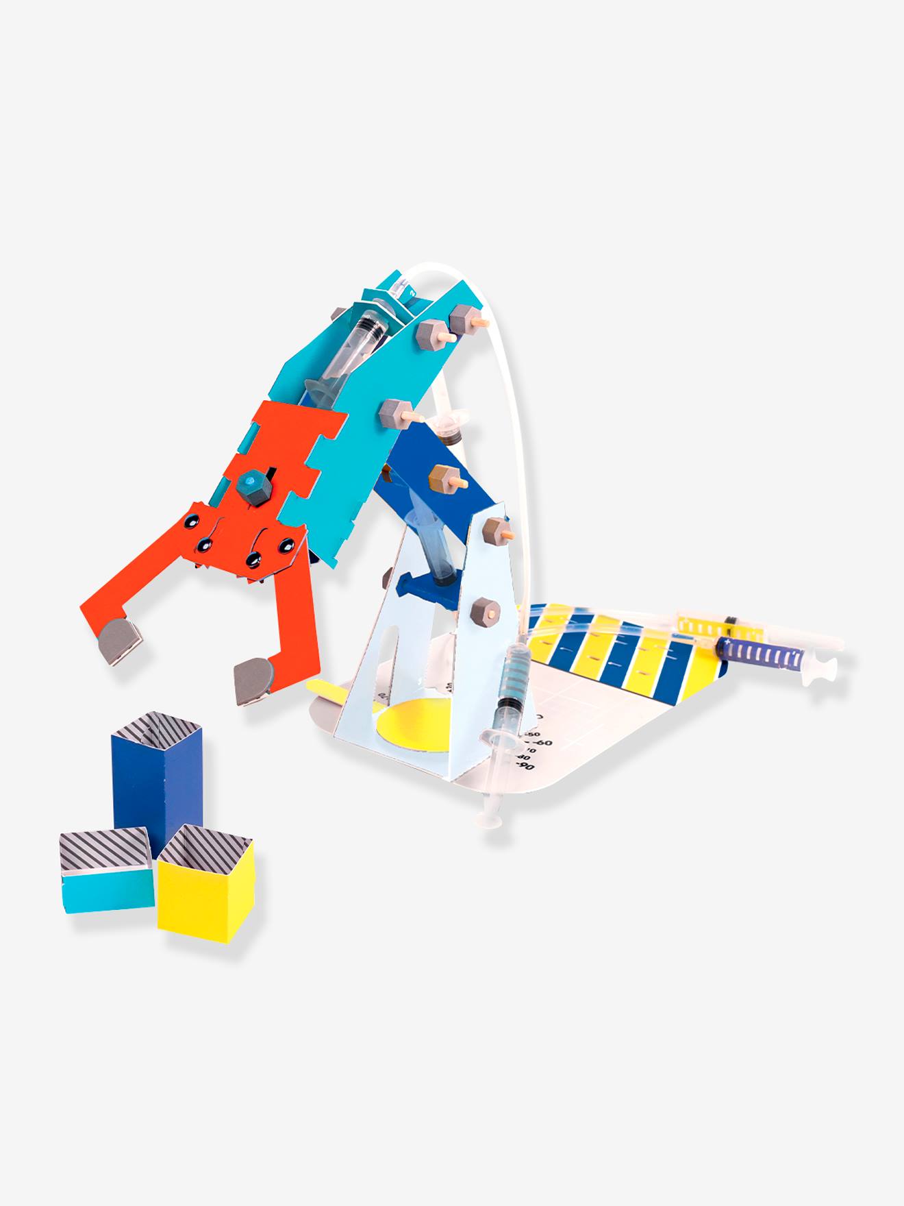 Kit collector Les robots 8/12 ans PANDACRAFT bleu