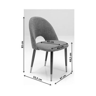 KARE Stuhl Hudson Beige