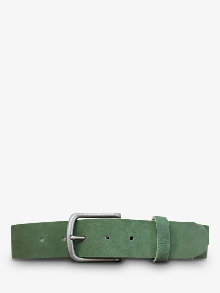 LaCeinture Magnifique Nubuck - 40mm - Vert Amande