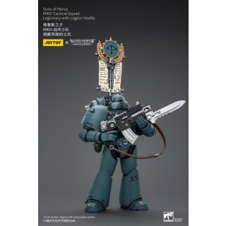 Warhammer: The Horus Heresy Actionfigur: Sons of Horus - MKVI Tactical Squad Legionary with Legion Vexilla
