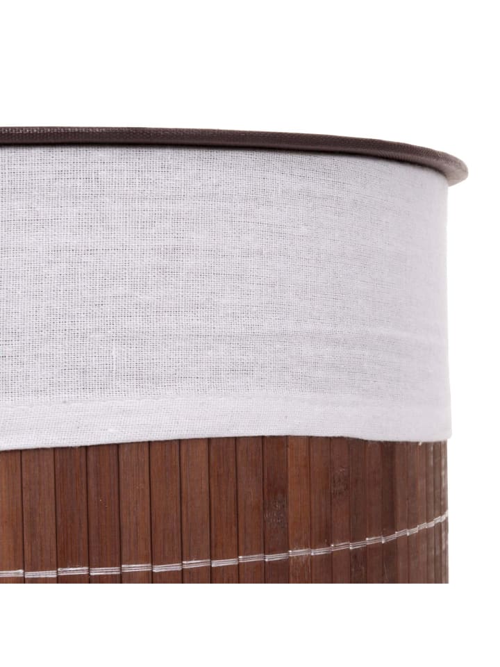 MCW Wäschekorb C21 rund, Braun günstig kaufen onesize
